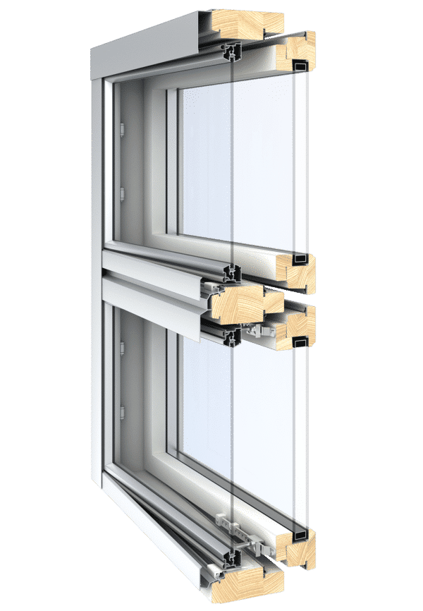 fenestra-kaheraamiline-puitalumiiniumaken-passive